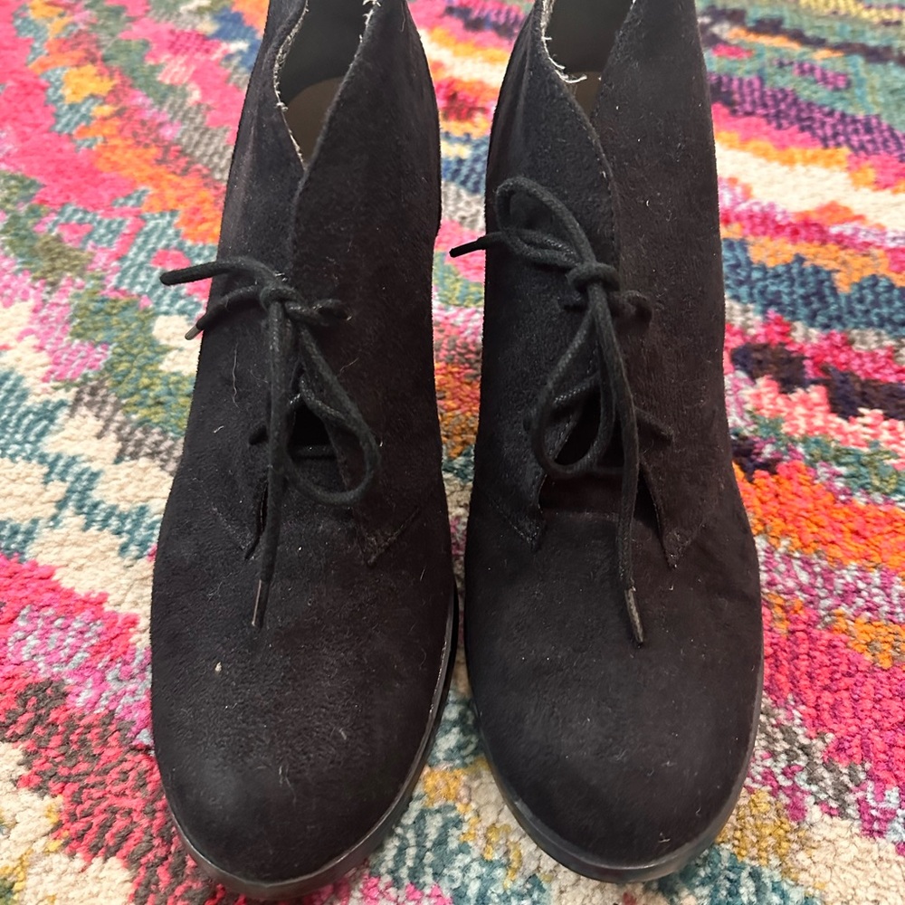 Black Exhiliration Booties Size 11 gently used in good condition